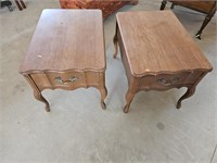 Set of (2) end tables