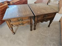 Set of (2) end tables