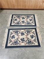 (2) 39" x 23" rugs