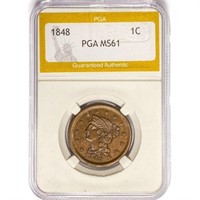 1848 Large Cent PGA MS61