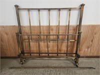 Brass full size bed frame