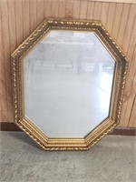 Octagon wall mirror