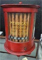 Antique MERRICK'S Gen. Store Display Spool Cabinet