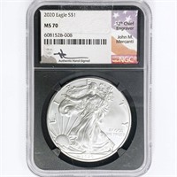 2020 ASE Mercanti Signed NGC MS70
