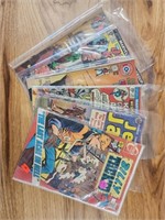 Six Old Comic Books
