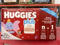 New Huggies size 1 diapers 104 count