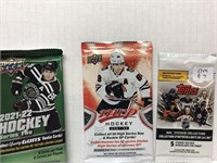Unopened Packs of NHL Hockey Trading Cards