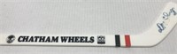 Don Cherry Signed Chatham Wheels Mini Hockey Stick