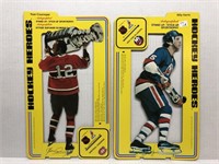 1975 NHL Autographed  Stick Trophy Stand Ups