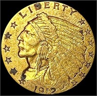1912 $2.50 Gold Quarter Eagle