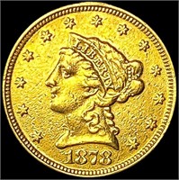 1878-S $2.50 Gold Quarter Eagle