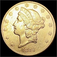 1888-S $20 Gold Double Eagle UNCIRCULATED