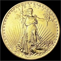 1922 $20 Gold Double Eagle CLOSELY UNCIRCULATED