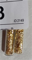 2 Small Vials of Oregon Gold Leaf Foil