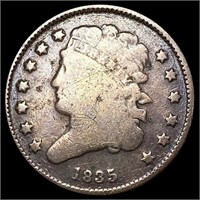 1835 Classic Head Half Cent NICELY CIRCULATED