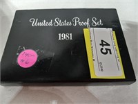 1981 United States Proof Set   6 Coins