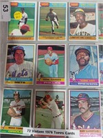 72 Vintage 1976 Topps Cards
