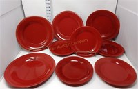 (9) Red Plates