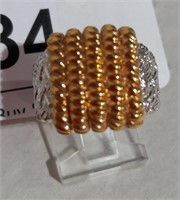 Fashion Ring w/ Gold & Silver Tone