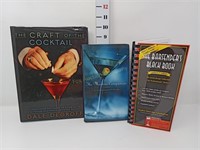 (3) Cocktail Recipe Books
