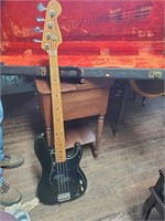 Vtg. Fender Precision Bass Electric Guitar & Case