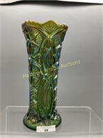 Millersburg emerald green Ohio Star vase.
