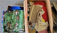 (2) Boxes of Fabric