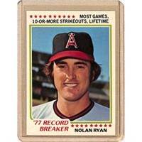1978 Topps Nolan Ryan Record Breaker