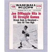 1961 Nu Card Scoops Joe Dimaggio Nice Condition