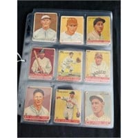 (21) Low Grade 1930's Goudey Baseball Cards