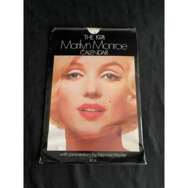 1974 Marilyn Monroe Pin Up Calendar
