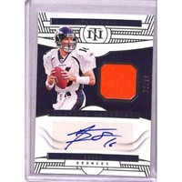 2022 National Treasures Jake Plummer Auto/patch