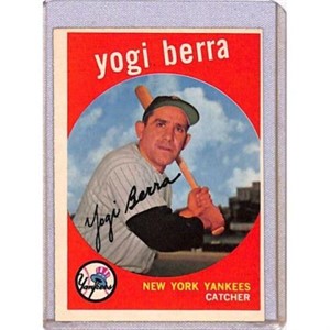 1959 Topps Yogi Berra Nice Shape
