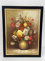 Vintage Oil on Canvas Signed R. Pasanault