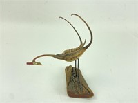Handmade Seed Pod Bird Sculpture