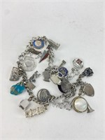 Charm Bracelet - Awesome Sterling Charms
