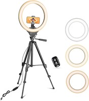 14’’Selfie Ring Light with 62" Adjustable Tripod