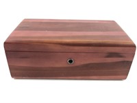 9" Lane Cedar Box w/ Key