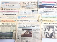 1980's Detroit News Papers