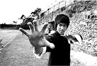 Bruce Lee Poster 13x19" Black and White Print