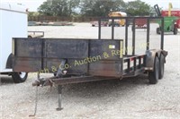 2014 NORRIS UTILITY TRAILER, 7'3" X 18'3",