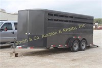 2018 TITAN DUEL AXLE STOCK TRAILER 19'