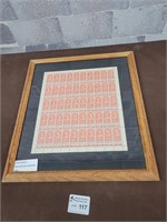 1930 George V stamps uncut sheet (est value $400)