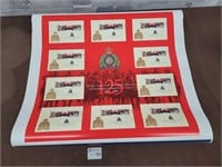 Uncut RCMP 1873-1998 stamps (very nice)