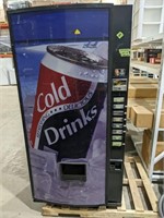POP VENDING MACHINE, WORKS BUT HAS LEAKING ISSUES