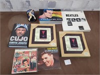 Elvis presley items, beatles, superman etc