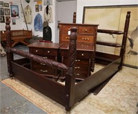 Ralph Lauren Mahogany 4pc bedroom set