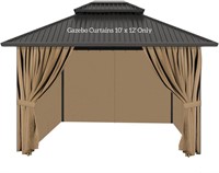 AONEAR Gazebo Privacy (CURTAINS ONLY)  10' x 12'