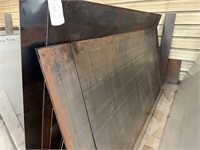 Assorted Sheet Steel/Other Steel & A Frame Stand
