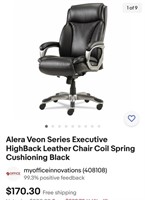 Alera Veon Series Executive High Back Leather Chai